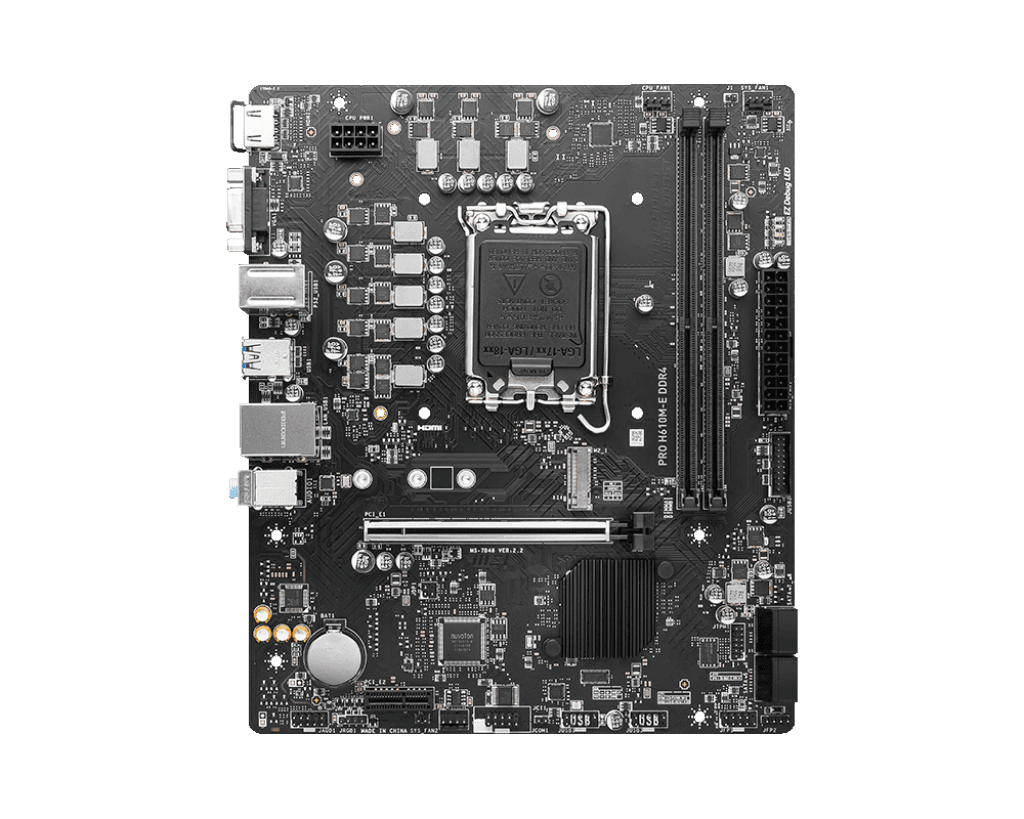 MOTHERBOARD MSI PRO H610M-E LGA1700 DDR4 - mAtx