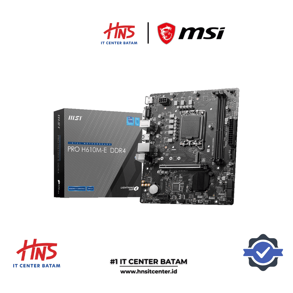 MOTHERBOARD MSI PRO H610M-E LGA1700 DDR4 - mAtx