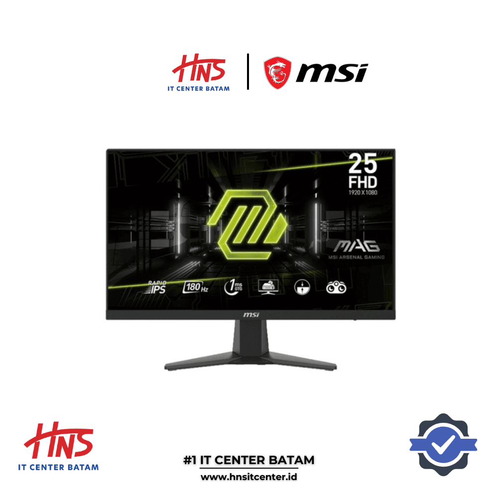 MONITOR MSI MAG 256F 24.5" FLAT IPS FHD (1920x1080) 180Hz 100% sRGB