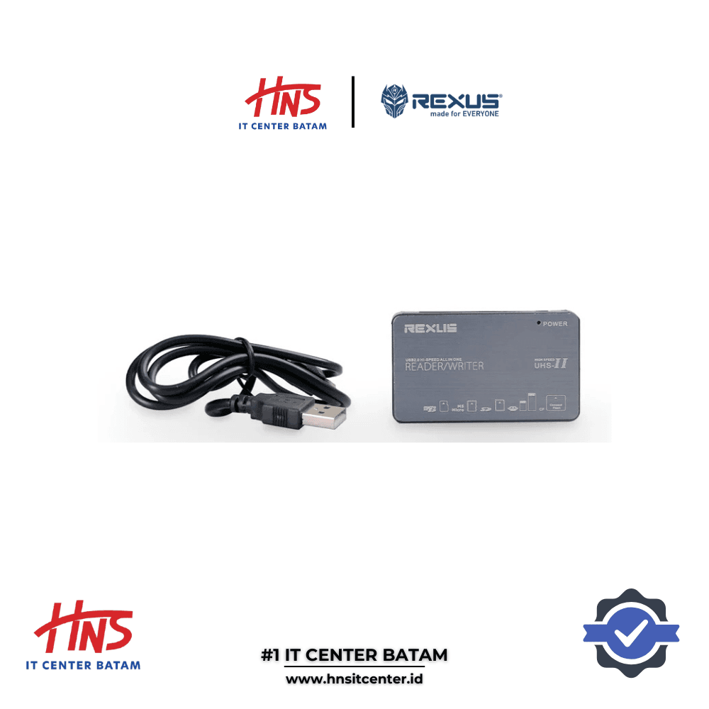 CARD READER REXUS RXC-208 ALUMUNIUM USB 2 6 SLOT