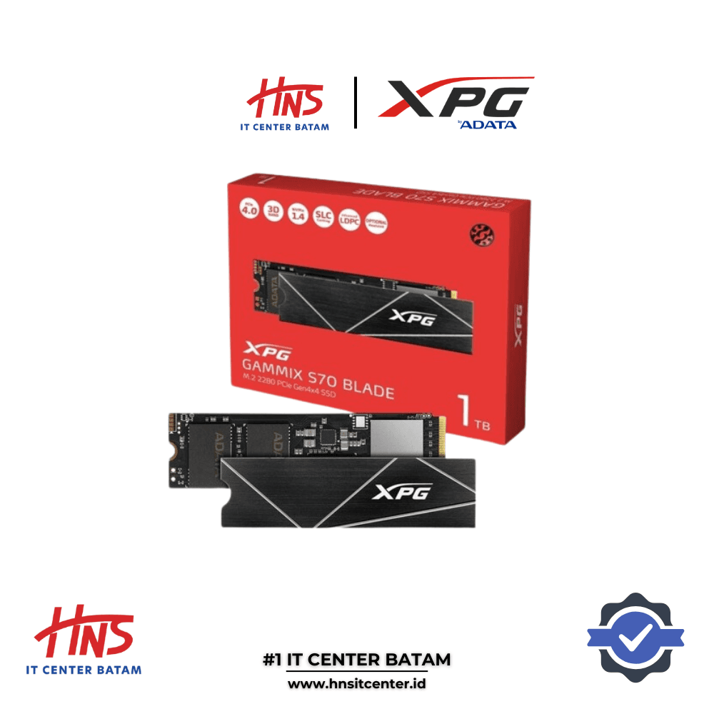 SSD NVME ADATA XPG GAMMIX S70 BLADE - 1TB Gen 4.0