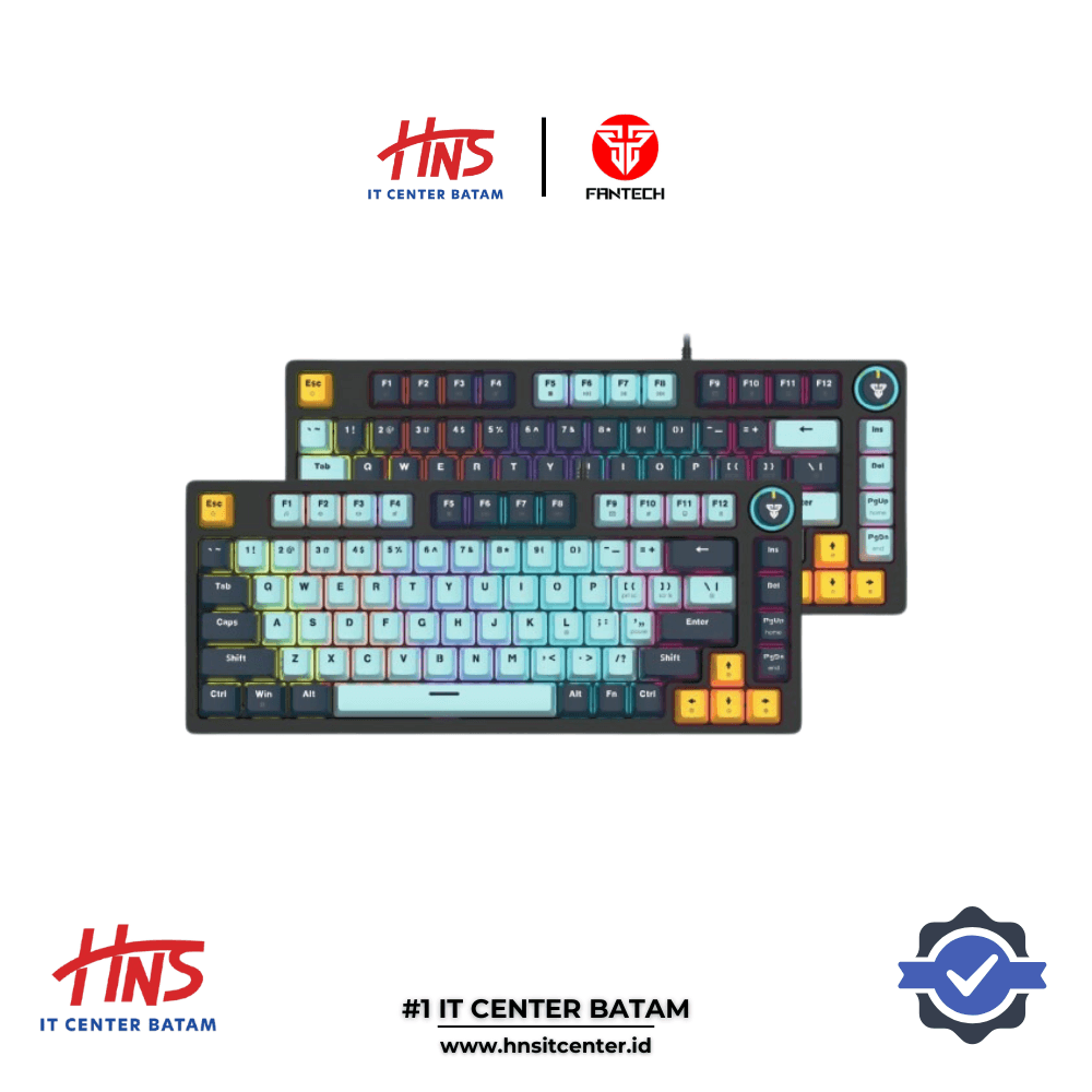 KEYBOARD FANTECH ATOM81 75% MECHANICAL MIZU EDITION MK875V2 NAVY BLUE / SKY BLUE