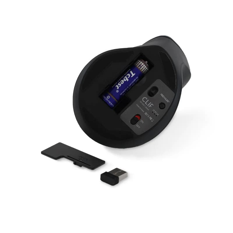 MOUSE REXUS CLIF QV 260 BLACK/WHITE