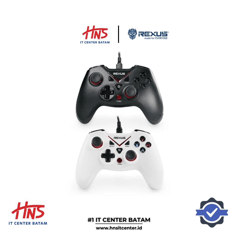 GAMEPAD REXUS GLADIUS GX2 MULTIPLATFORM - BLACK / WHITE