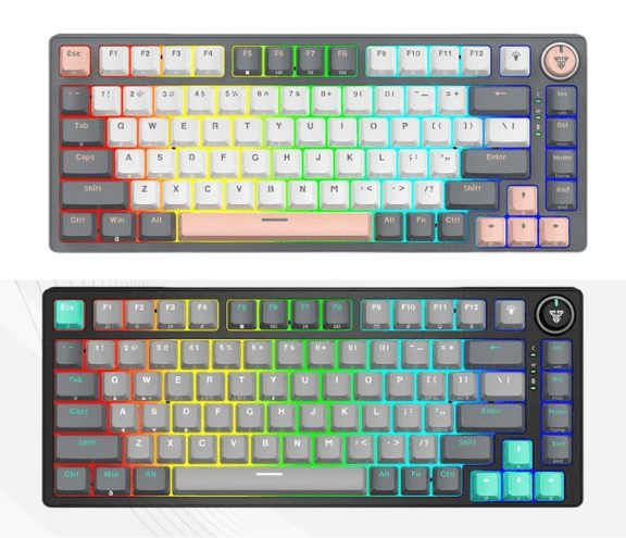 KEYBOARD FANTECH ATOM MK912 PRO 63 60% MERCURY &amp; SATURN MECHANICAL