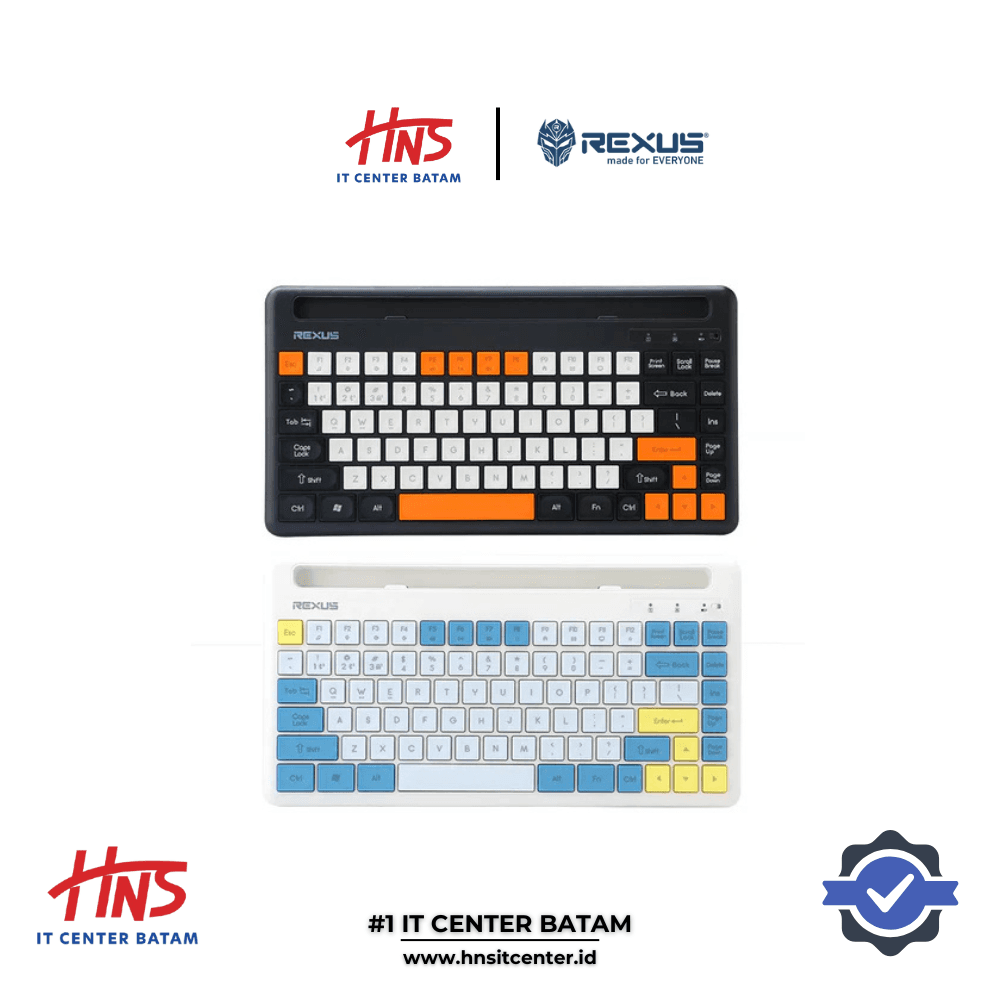 KEYBOARD REXUS KB01 MOSAIC WIRELESS 2.4G BLUETOOTH