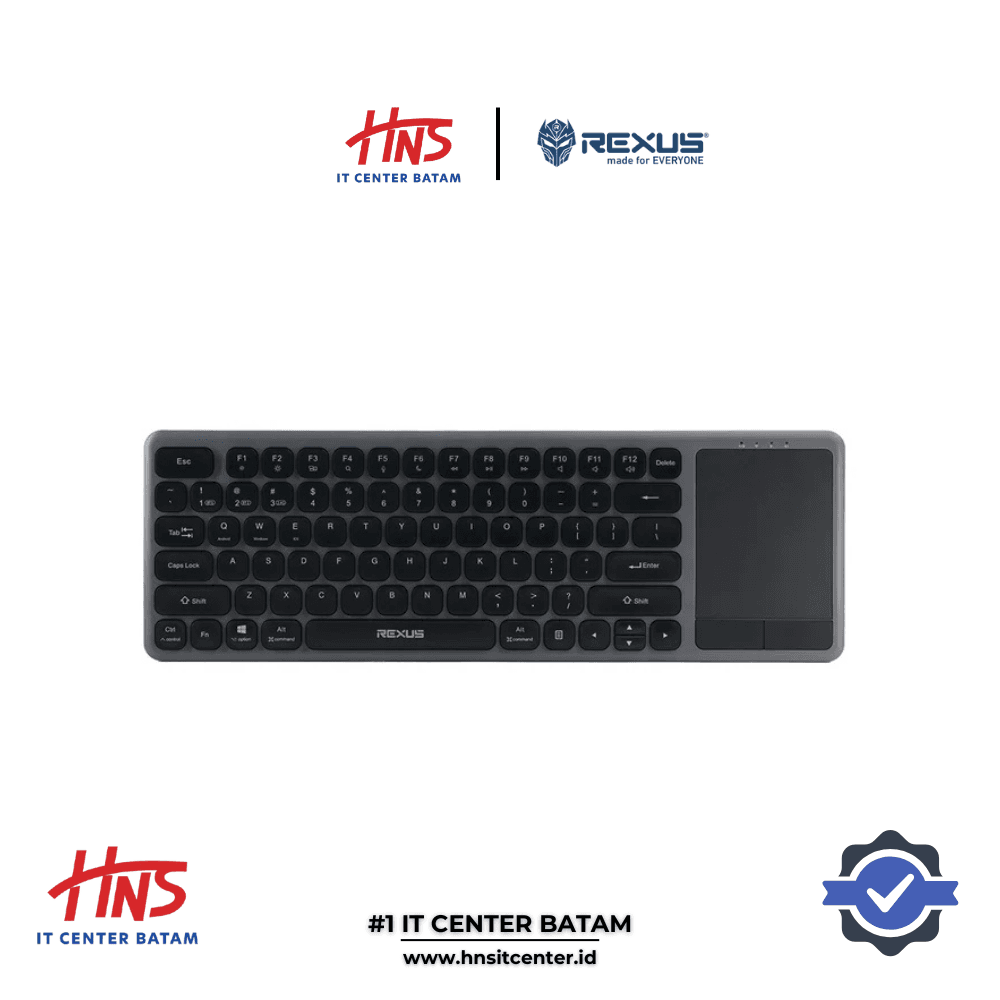 KEYBOARD REXUS KL200 TOUCHPAD WIRELESS 2.4G BLUETOOTH