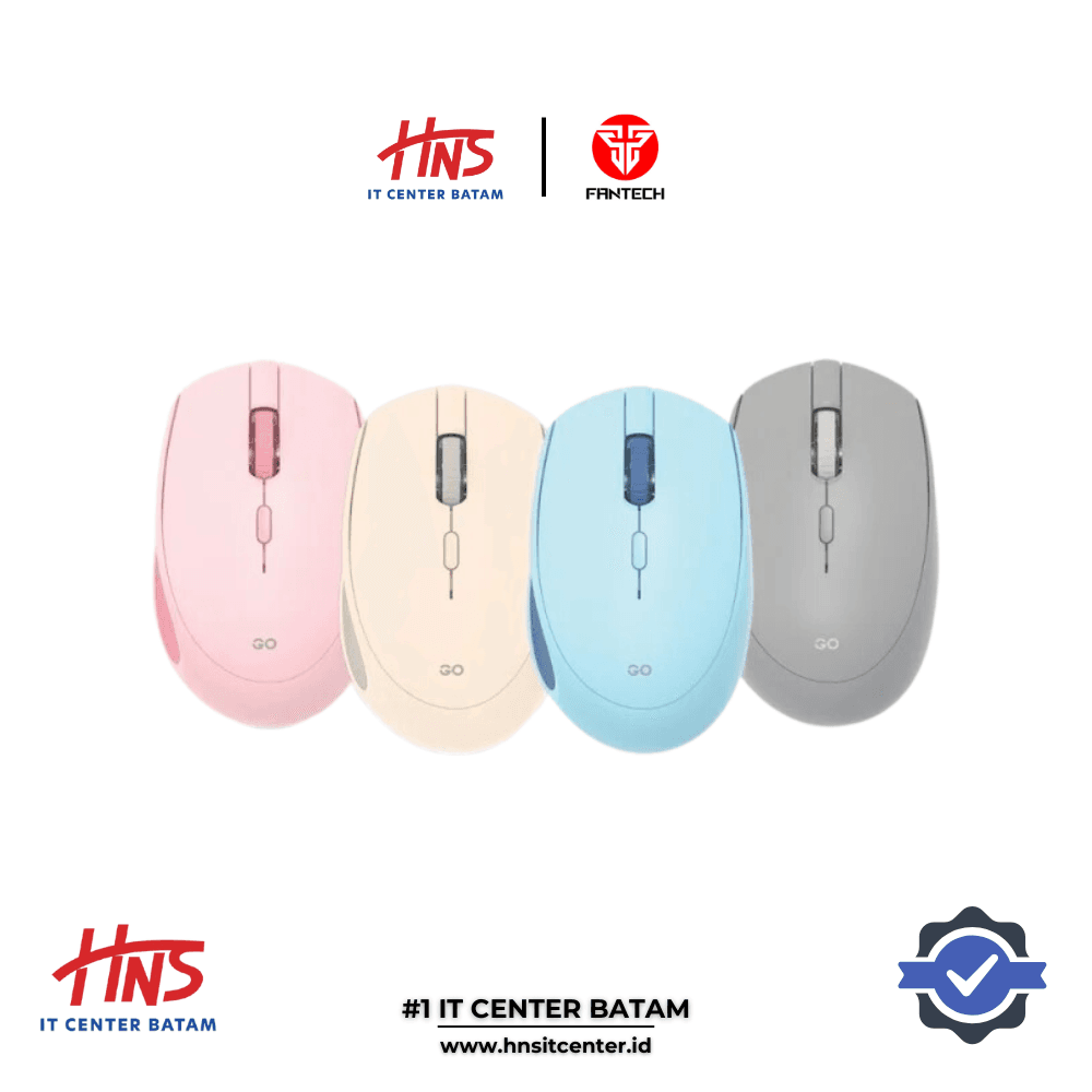 MOUSE FANTECH GO W193 WIRELESS OFFICE SILENT CLICK 2.4GHZ 1600DPI