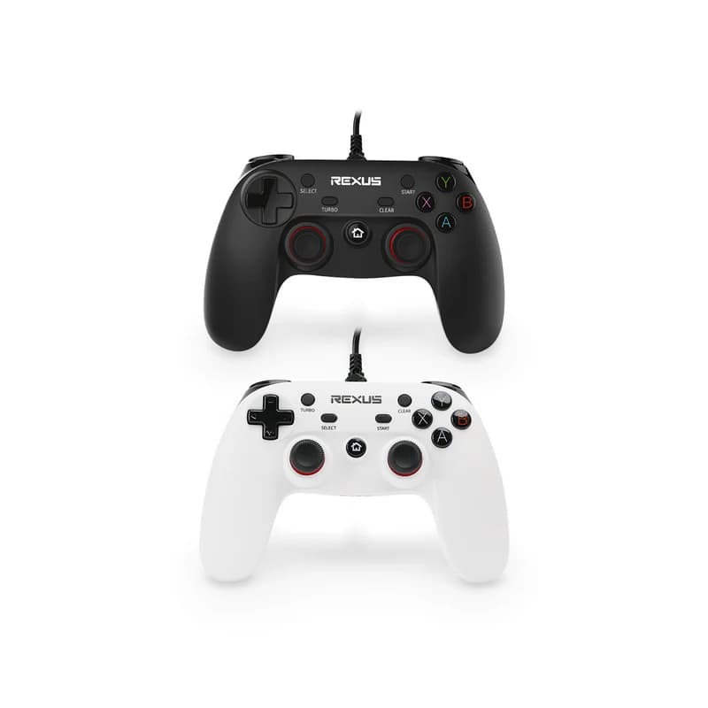 GAMEPAD REXUS GLADIUS GX1 MULTIPLATFORM - BLACK/WHITE