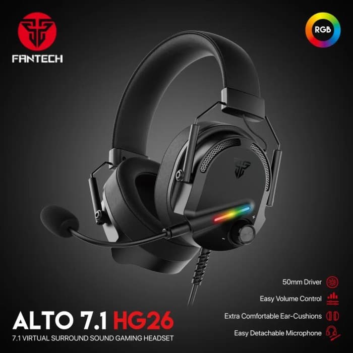 HEADSET FANTECH ALTO 7.1 HG26 GAMING