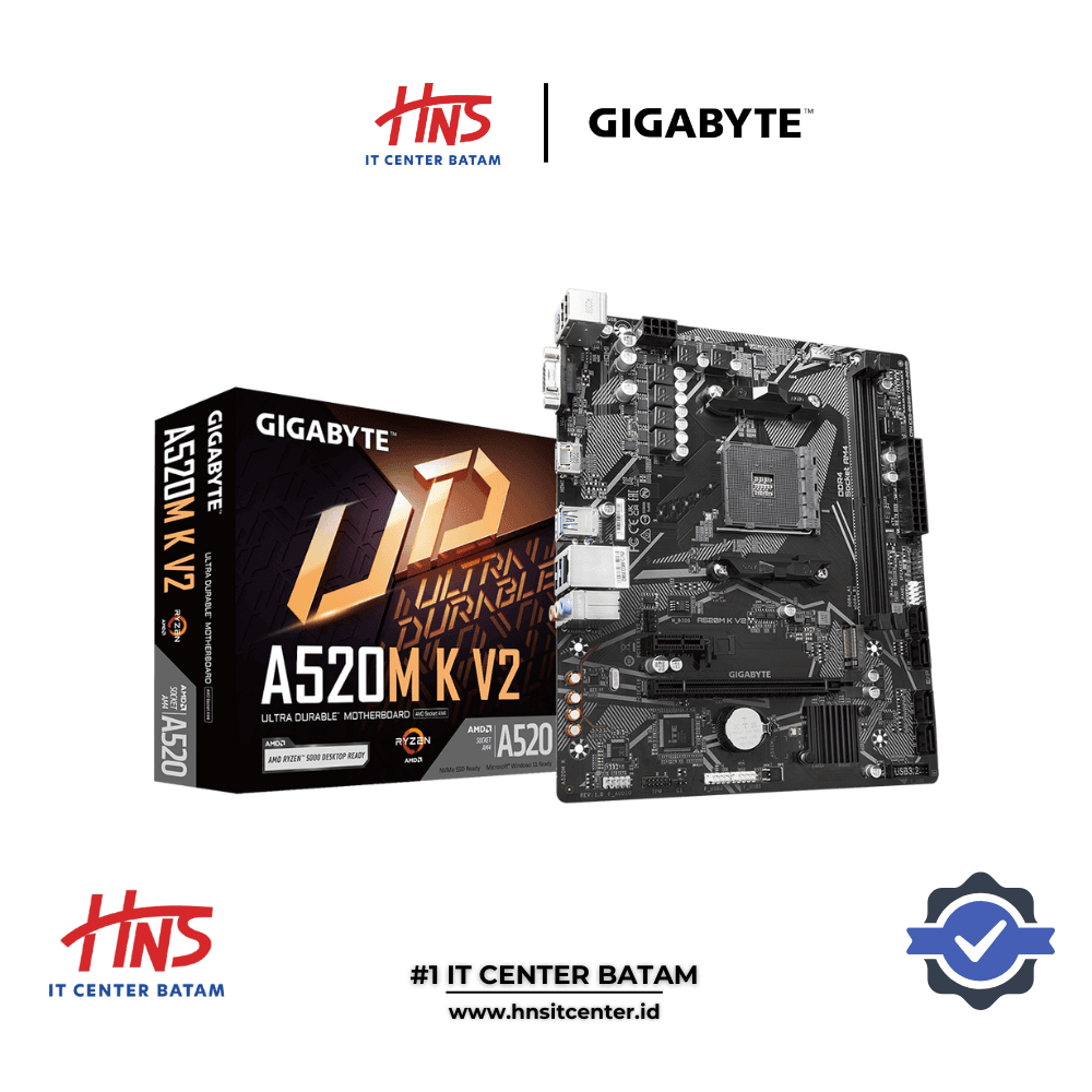 MOTHERBOARD GIGABYTE A520M K V2 DDR4 AM4 - mAtx
