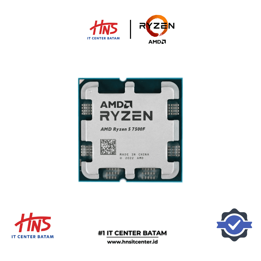 PROCESSOR AMD RYZEN 5 7500F 3.7GHZ TRAY AM5