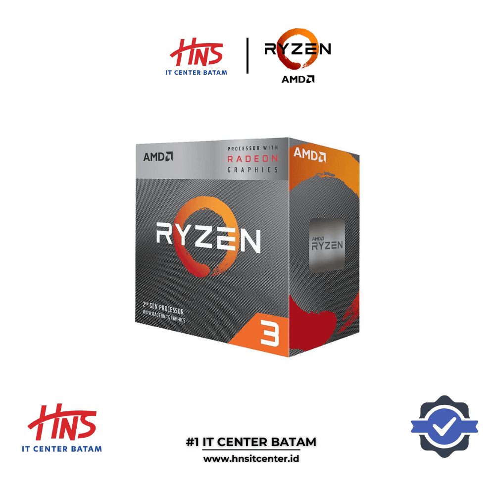 PROCESSOR AMD RYZEN 3-3200G AM4 3.6 GHz BOX WITH WRAITH STEALTH COOLER