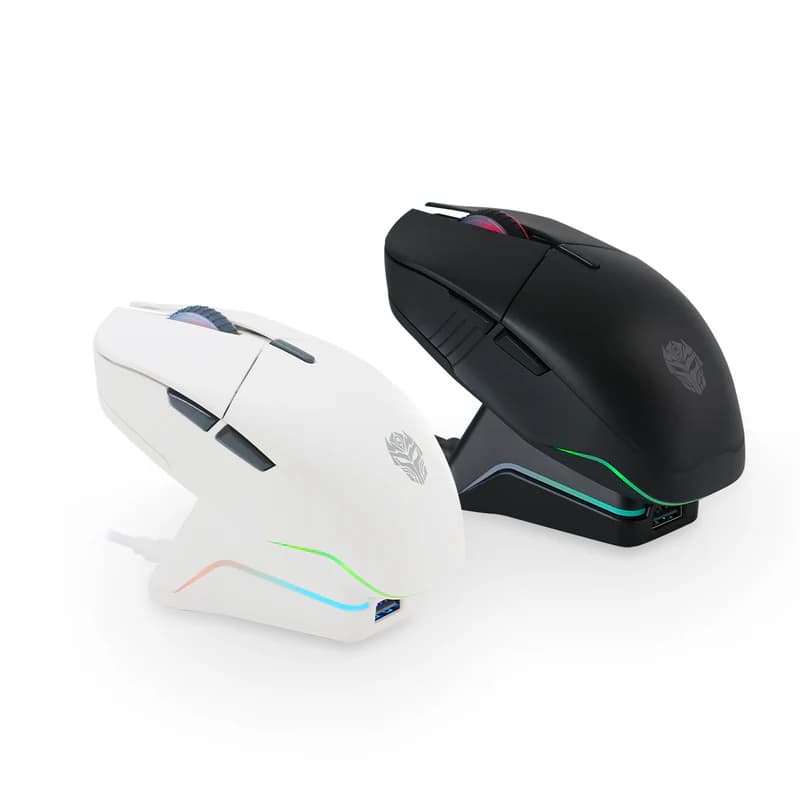 MOUSE REXUS SHAGA RX130 WIRELESS GAMING BLACK/WHITE