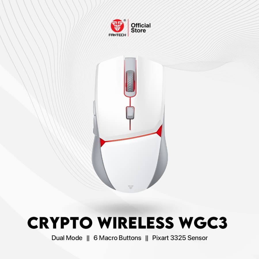 FANTECH MOUSE DUAL MODE WIRELESS GAMING WGC3 CRYPTO