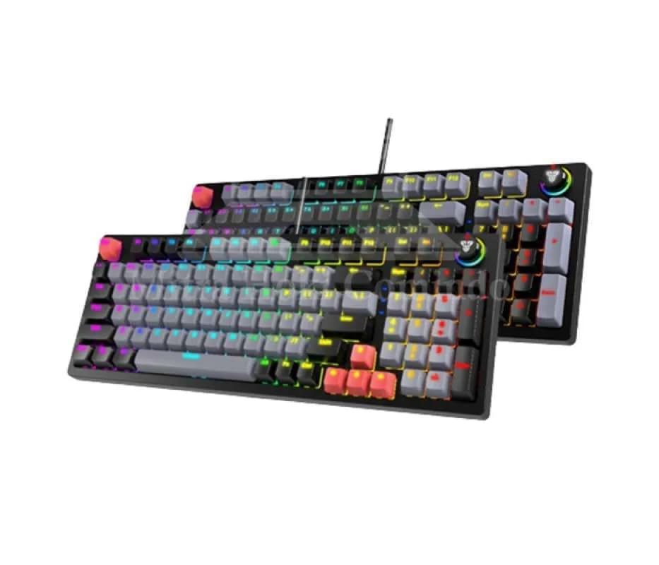 KEYBOARD FANTECH ATOM96 95% MECHANICAL MIZU EDITION MK890V2 - SKY BLUE/NAVY BLUE