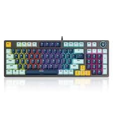 KEYBOARD FANTECH ATOM96 95% MECHANICAL MIZU EDITION MK890V2 - SKY BLUE/NAVY BLUE