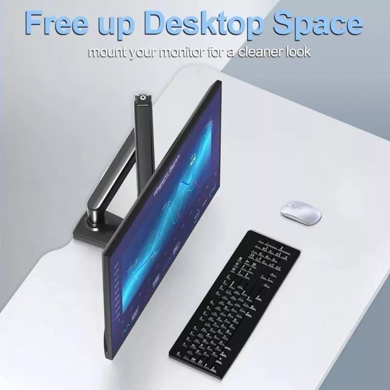 BRACKET MONITOR SINGLE M10 - 12W / MA03W (White) / MA03B (Black)
