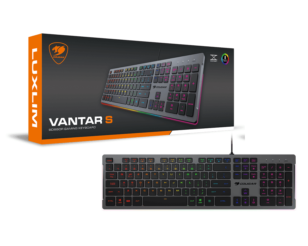 KEYBOARD COUGAR VANTAR S MECHANICAL KEYBOARD - WHITE & BLACK