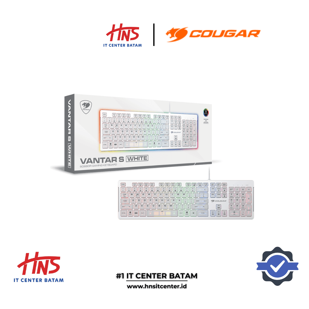KEYBOARD COUGAR VANTAR S MECHANICAL KEYBOARD - WHITE & BLACK