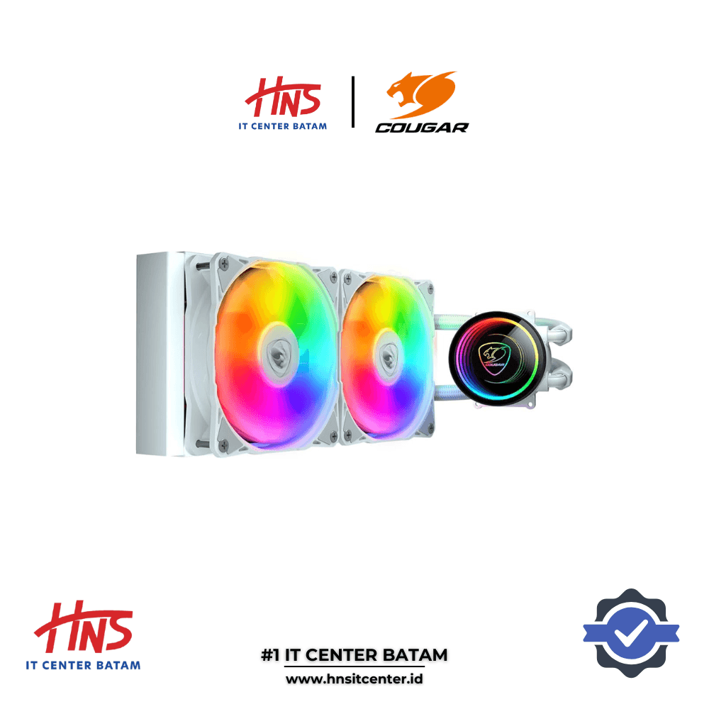 LIQUID COUGAR POSEIDON T5 240 ARGB - WHITE