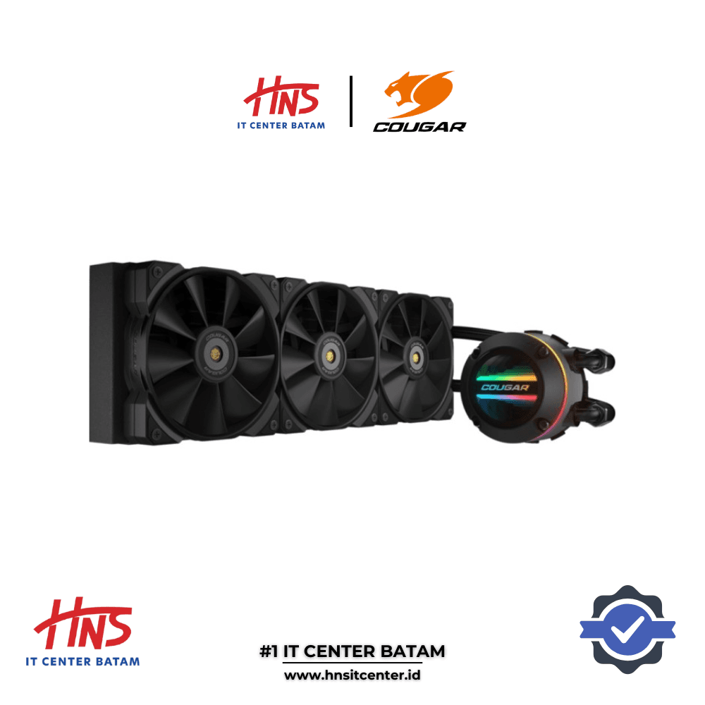LIQUID COUGAR POSEIDON GT 360  NON RGB - BLACK