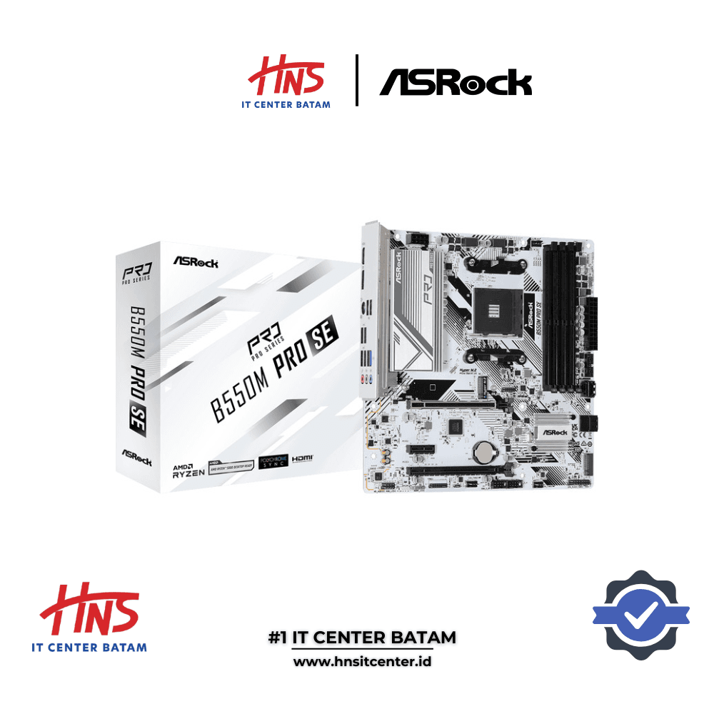 MOTHERBOARD ASROCK B550M PRO SE AM4 DDR4 - mAtx
