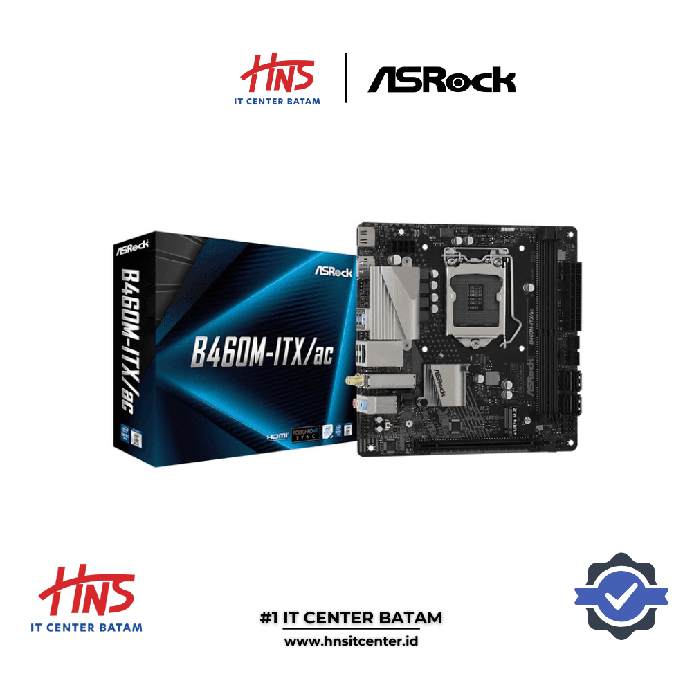MOTHERBOARD ASROCK Z490M-ITX/ac LGA1200 DDR4