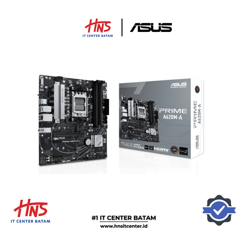 MOTHERBOARD ASUS A620M-A AM5 DDR5 - MATX