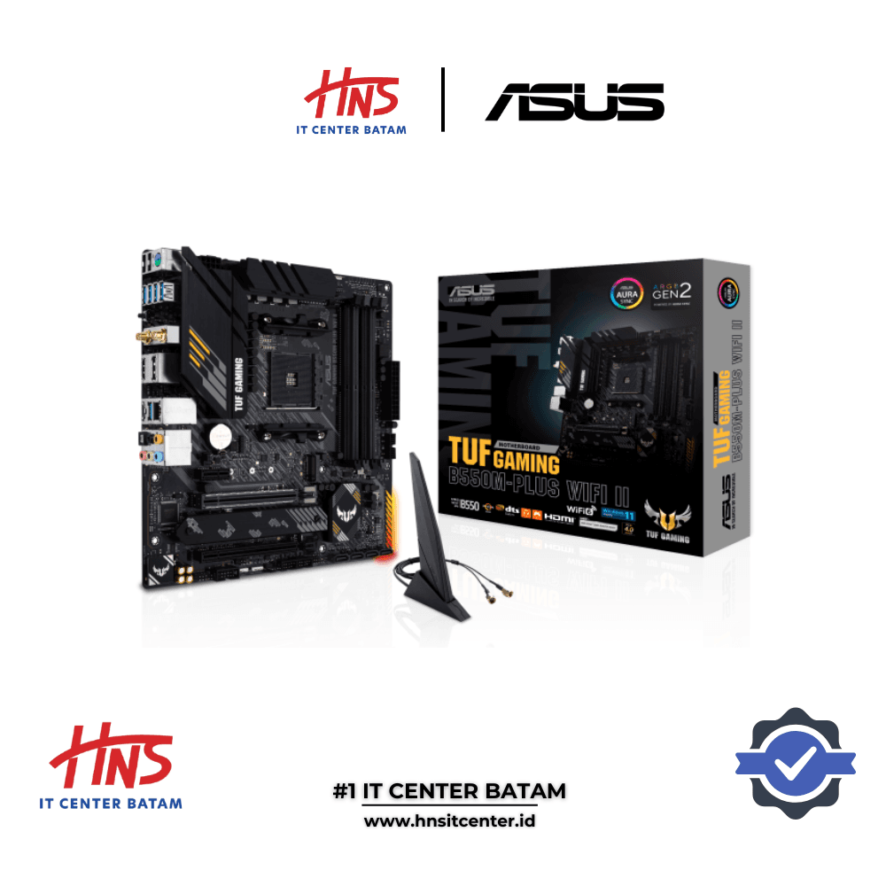 MOTHERBOARD ASUS TUF GAMING B550M-PLUS AM4 DDR4 WIFI II