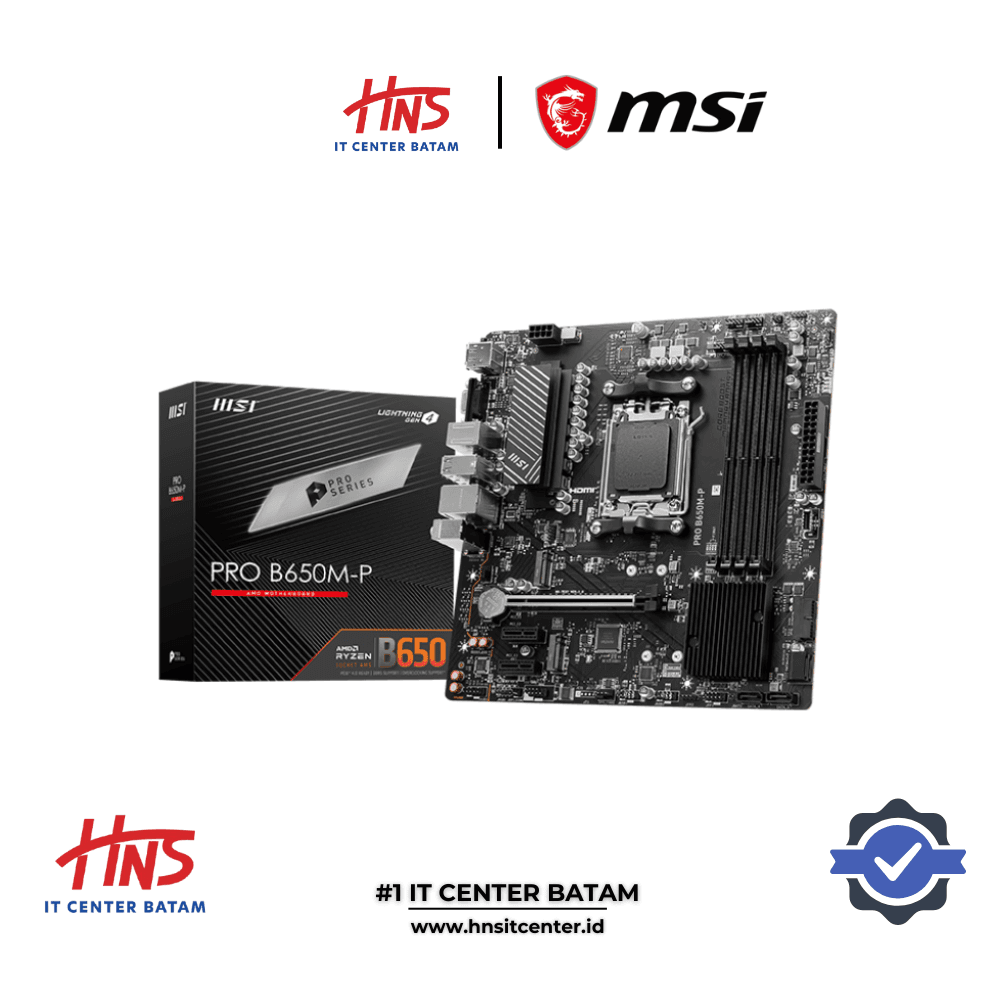MOTHERBOARD MSI PRO B650M-P AM5 DDR5 - mAtx