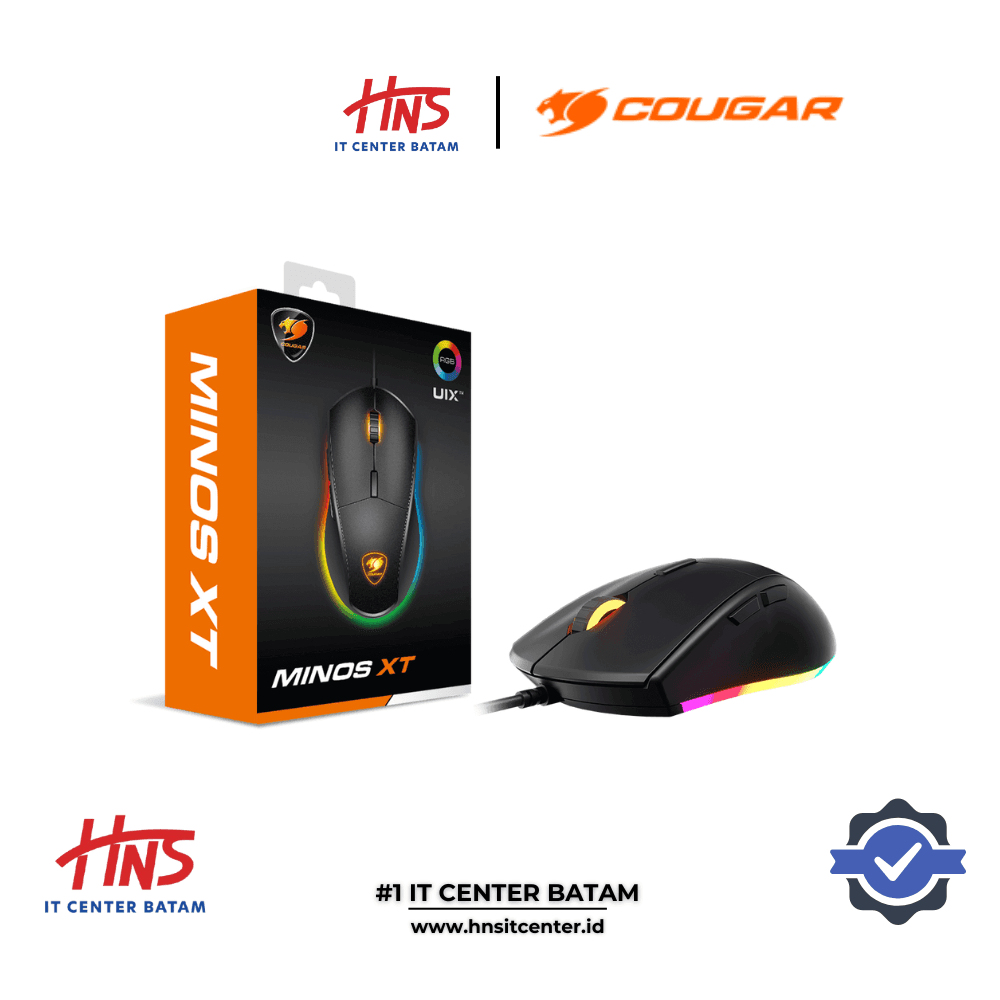 MOUSE COUGAR GAMING MINOS XT - BLACK