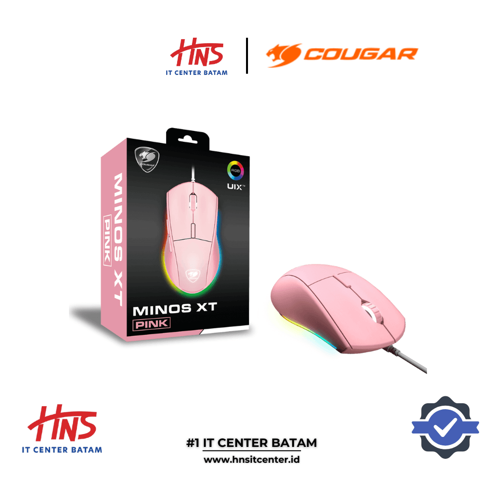 MOUSE COUGAR GAMING MINOS XT - PINK