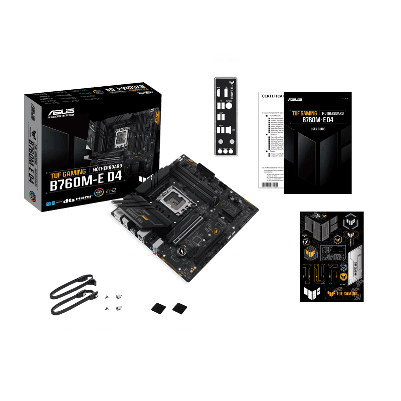 MOTHERBOARD ASUS TUF GAMING B760M-E D4 DDR4 LGA1700 - mAtx