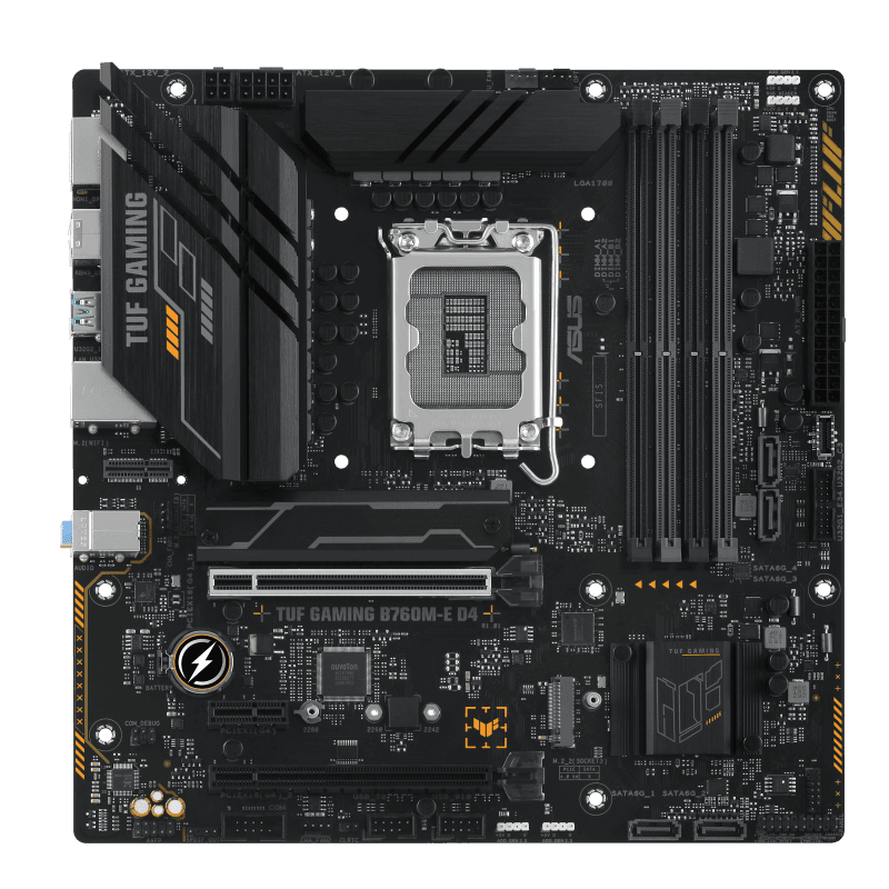 MOTHERBOARD ASUS TUF GAMING B760M-E D4 DDR4 LGA1700 - mAtx