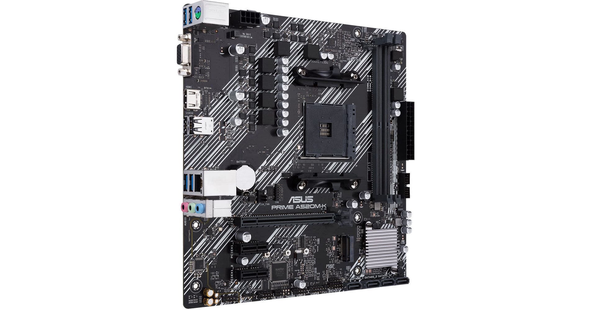 MOTHERBOARD ASUS PRIME A520M-K AM4 DDR4 - mATX