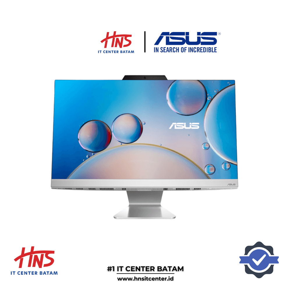 PC ASUS AIO A3402WBAK-WA515WS CORE I5-1235U 16GB 512GB SSD 23,8″ FHD WIN 11 HOME+OHS WHITE