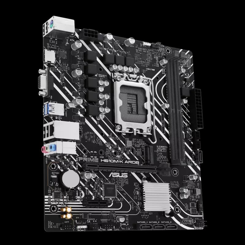 MOTHERBOARD ASUS PRIME H610M-K ARGB LGA1700 DDR5 - mATX