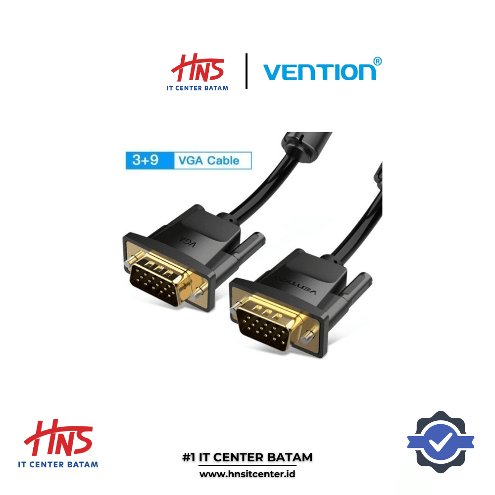 KABEL VGA VENTION PREMIUM MALE TO MALE (3+9) 1-5M