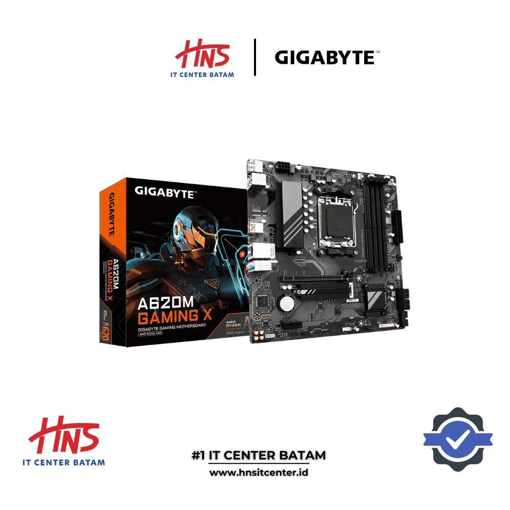 MOTHERBOARD GIGABYTE A620M GAMING X AM5 - mATX
