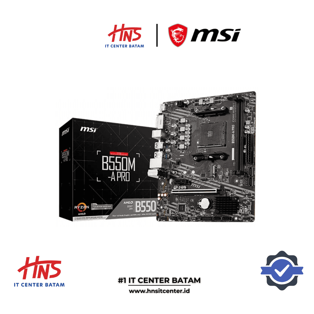 MOTHERBOARD MSI B550M A PRO AM4 DDR4 - mAtx