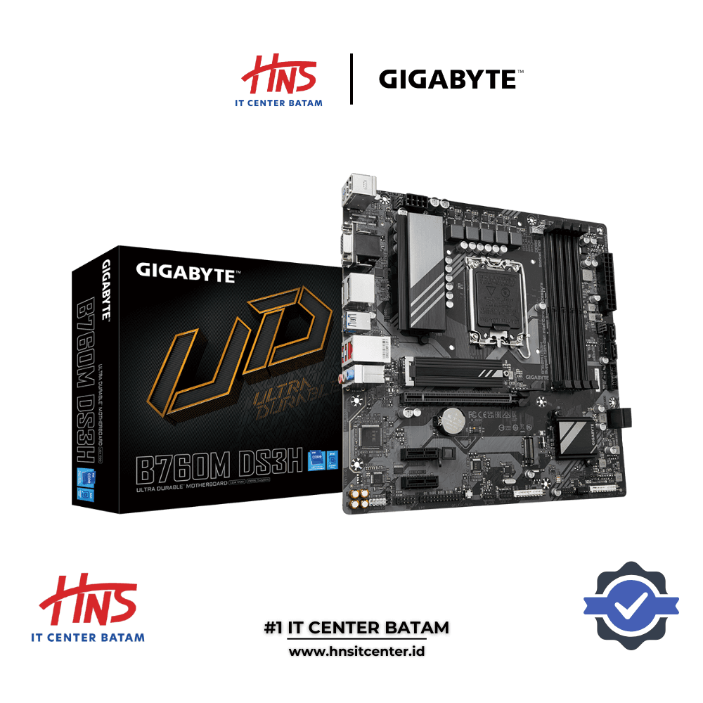 MOTHERBOARD GIGABYTE B760M DS3H DDR5 LGA1700 – mATX