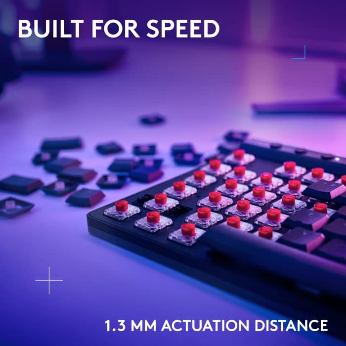 LOGITECH G515 KEYBOARD GAMING WIRELESS LIGHTSPEED TKL RGB LIGHTSYNC