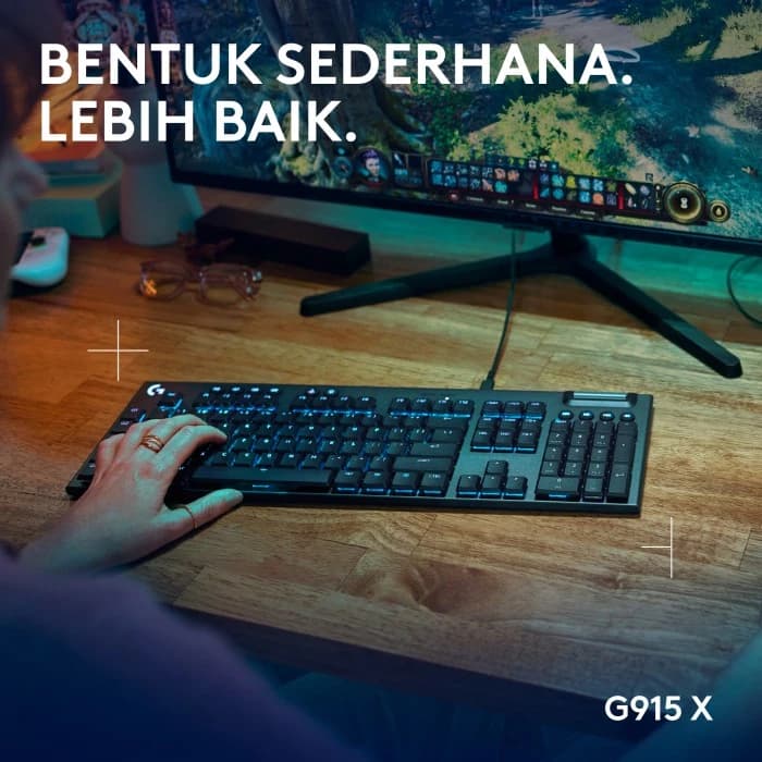 LOGITECH G915 X LOW PROFILE KEYBOARD GAMING WIRED