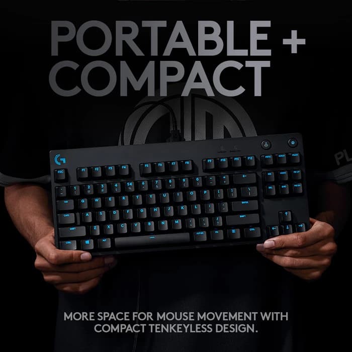 LOGITECH G PRO CLICKY KEYBOARD GAMING MECHANICAL TKL RGB
