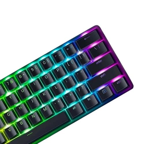 RAZER KEYBOARD HUNTSMAN V3 PRO MINI RED & PURPLE SWITCH