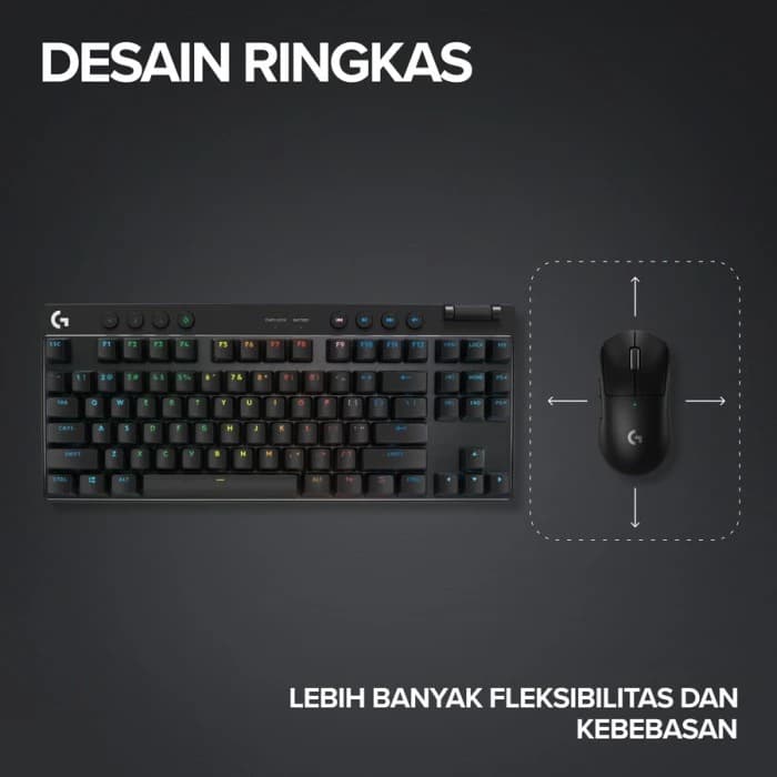LOGITECH PRO X TKL LIGHTSPEED TACTILE