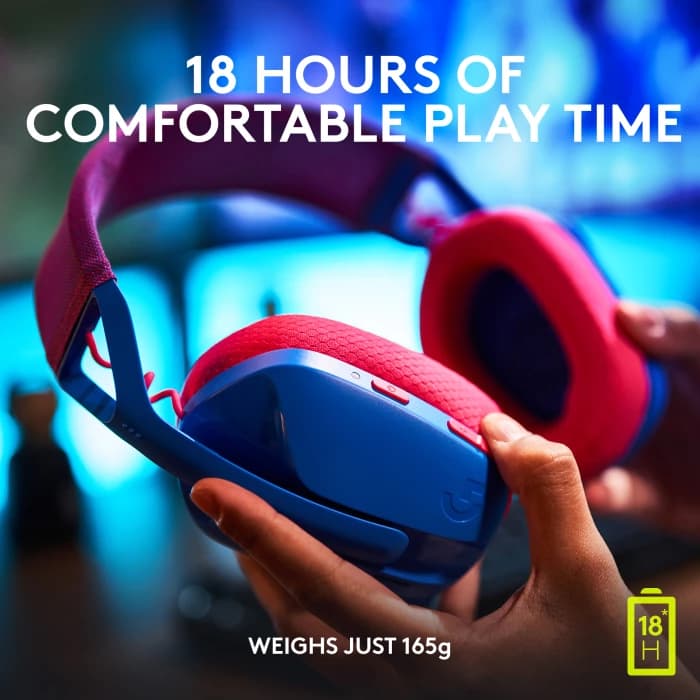 LOGITECH G435 HEADSET GAMING WIRELESS TRIPLE CONNECTION ULTRA-LIGHT