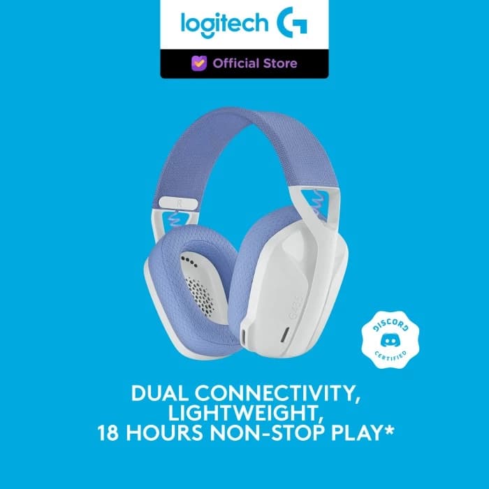 LOGITECH G435 HEADSET GAMING WIRELESS TRIPLE CONNECTION ULTRA-LIGHT