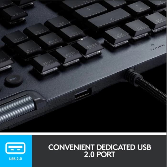 LOGITECH G813 KEYBOARD GAMING MECHANICAL LIGHTSYNC RGB ULTRA THIN